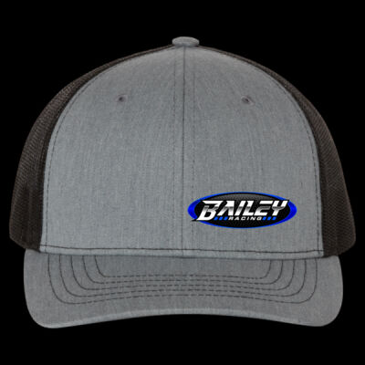 Bailey Racing Hat - Youth Trucker Snapback Cap Thumbnail